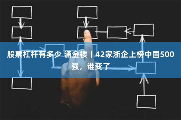 股票杠杆有多少 涌金楼丨42家浙企上榜中国500强，谁变了