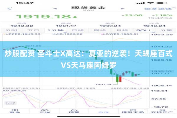 炒股配资 圣斗士X高达：夏亚的逆袭！天蝎座百式VS天马座阿姆罗