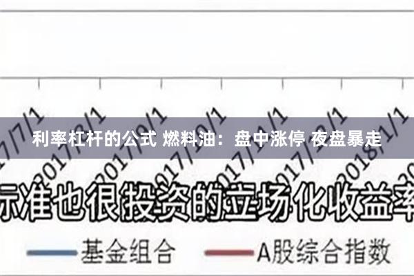 利率杠杆的公式 燃料油：盘中涨停 夜盘暴走