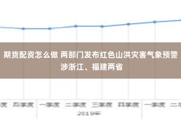 期货配资怎么做 两部门发布红色山洪灾害气象预警 涉浙江、福建两省