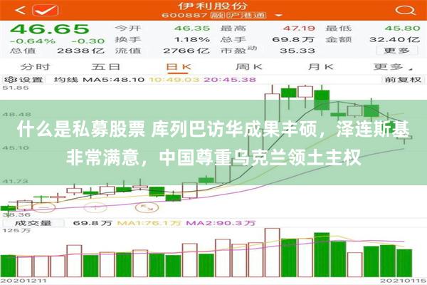 什么是私募股票 库列巴访华成果丰硕，泽连斯基非常满意，中国尊重乌克兰领土主权