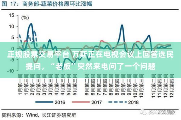 正规股票交易平台 万斯正在电视会议上回答选民提问，“老板”突然来电问了一个问题