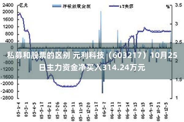 私募和股票的区别 元利科技（603217）10月25日主力资金净买入314.24万元